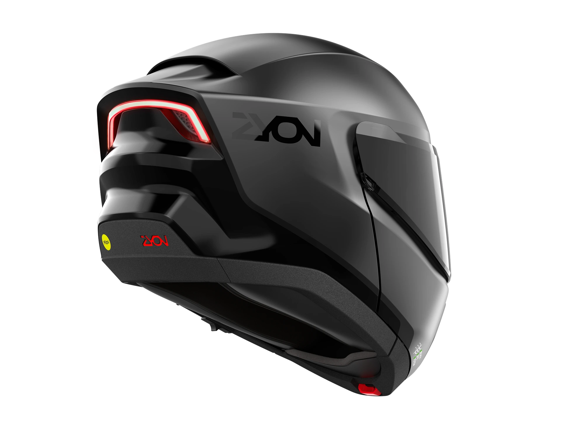 Zyon Helmet Side Profile - Black