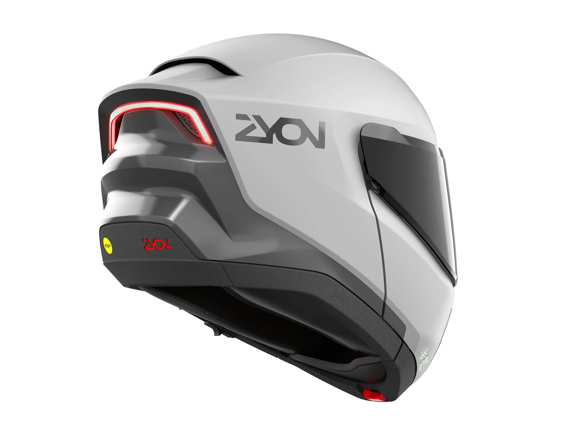 Zyon Helmet Side Profile - White