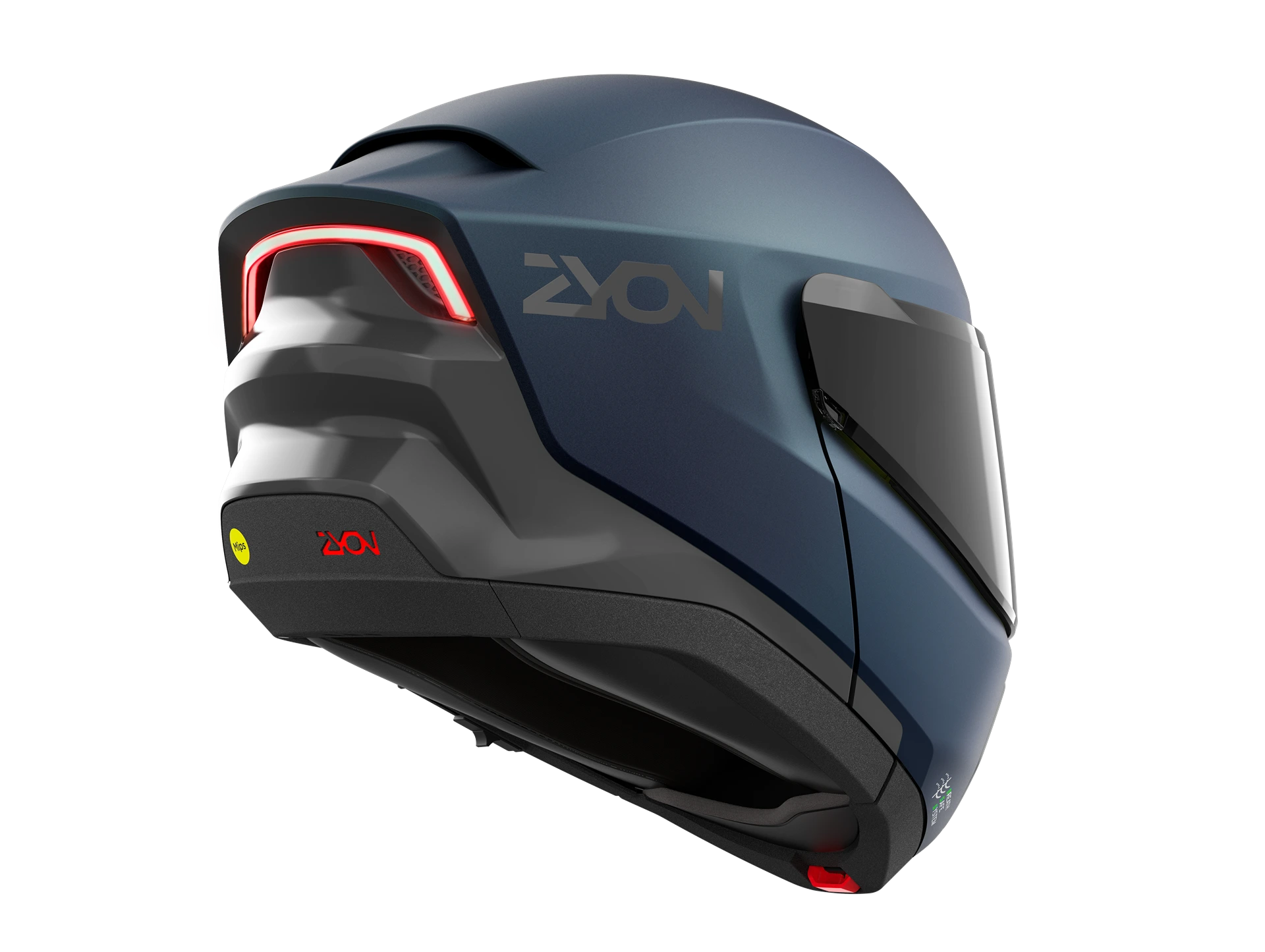 Zyon Helmet Side Profile - Blue